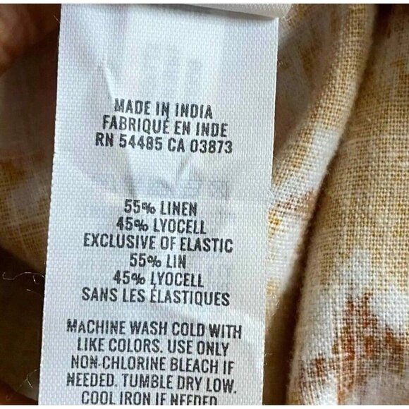 Aerie Women’s Boho Sundress | Floral Print Maxi Dress | Yellow & Orange | Size L - Picture 7 of 16